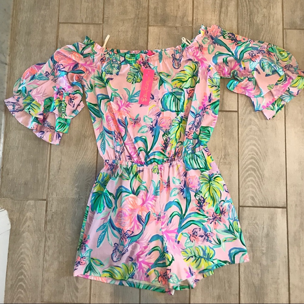 Lilly Pulitzer Calla Romper NWT Medium